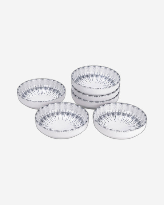 وعاء حساء دائري سيراميكي من إيديسا كوزمو، مقاس 15 سم، متعدد الألوان (مجموعة من 6 قطع)