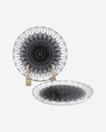 طبق حلوى سيراميك إيديسا كوزمو، مقاس 20 سم، متعدد الألوان (مجموعة من 6 قطع)