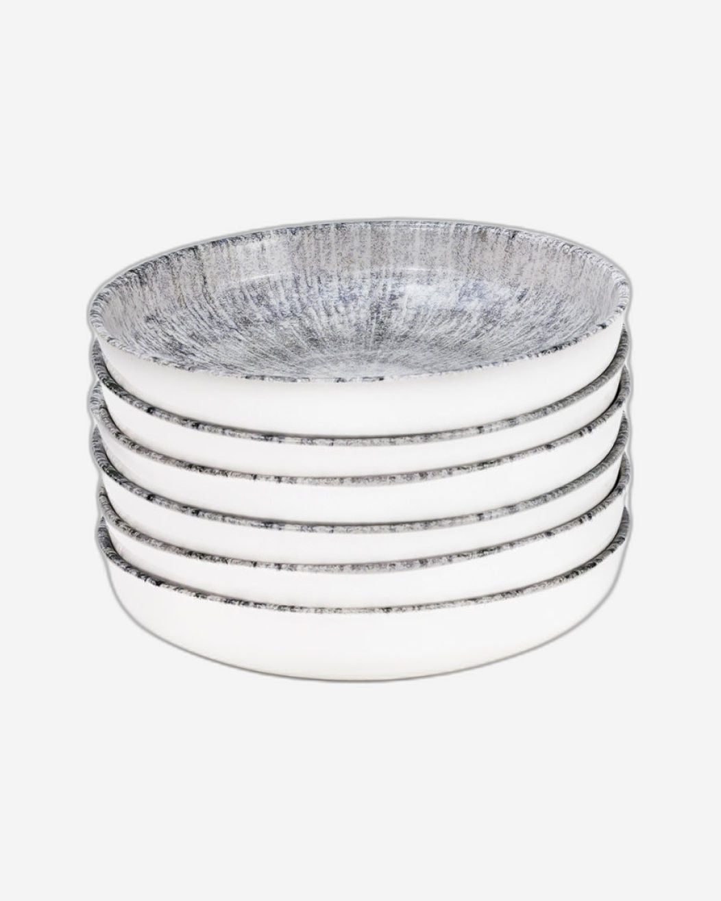 طبق حساء سيراميك من إيديسا أستين، مقاس 21 سم، متعدد الألوان (مجموعة من 6 قطع)