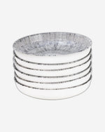 Edessa Astin 21cm Ceramic Soup Plate - Multicolor (Set of 6)