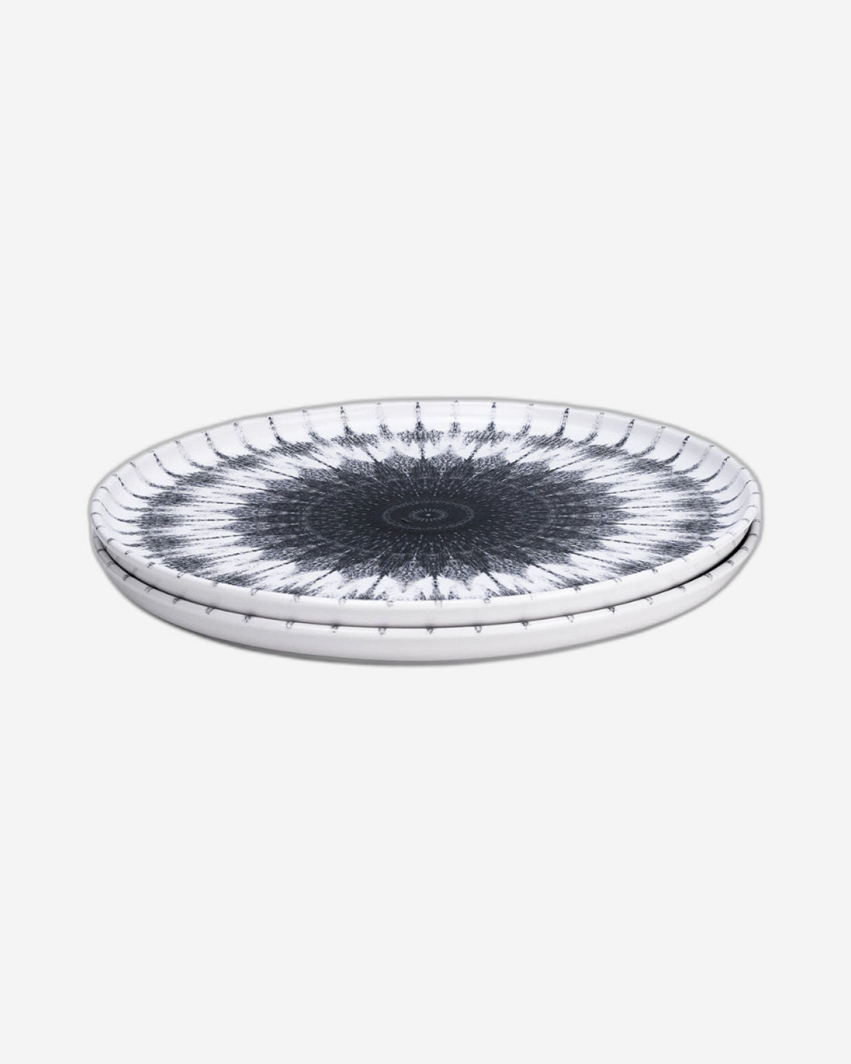 طبق عشاء سيراميك كوزمو من إيديسا، مقاس 26.5 سم، متعدد الألوان (مجموعة من 4 قطع)