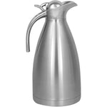 Nessan 1.5 Liter Thermal Coffee Carafe Jugs, Double Walled Vacuum Insulated Flask 12 Hours Heat Retention Jug for Coffee, Tea, & Milk - Stainless Steel