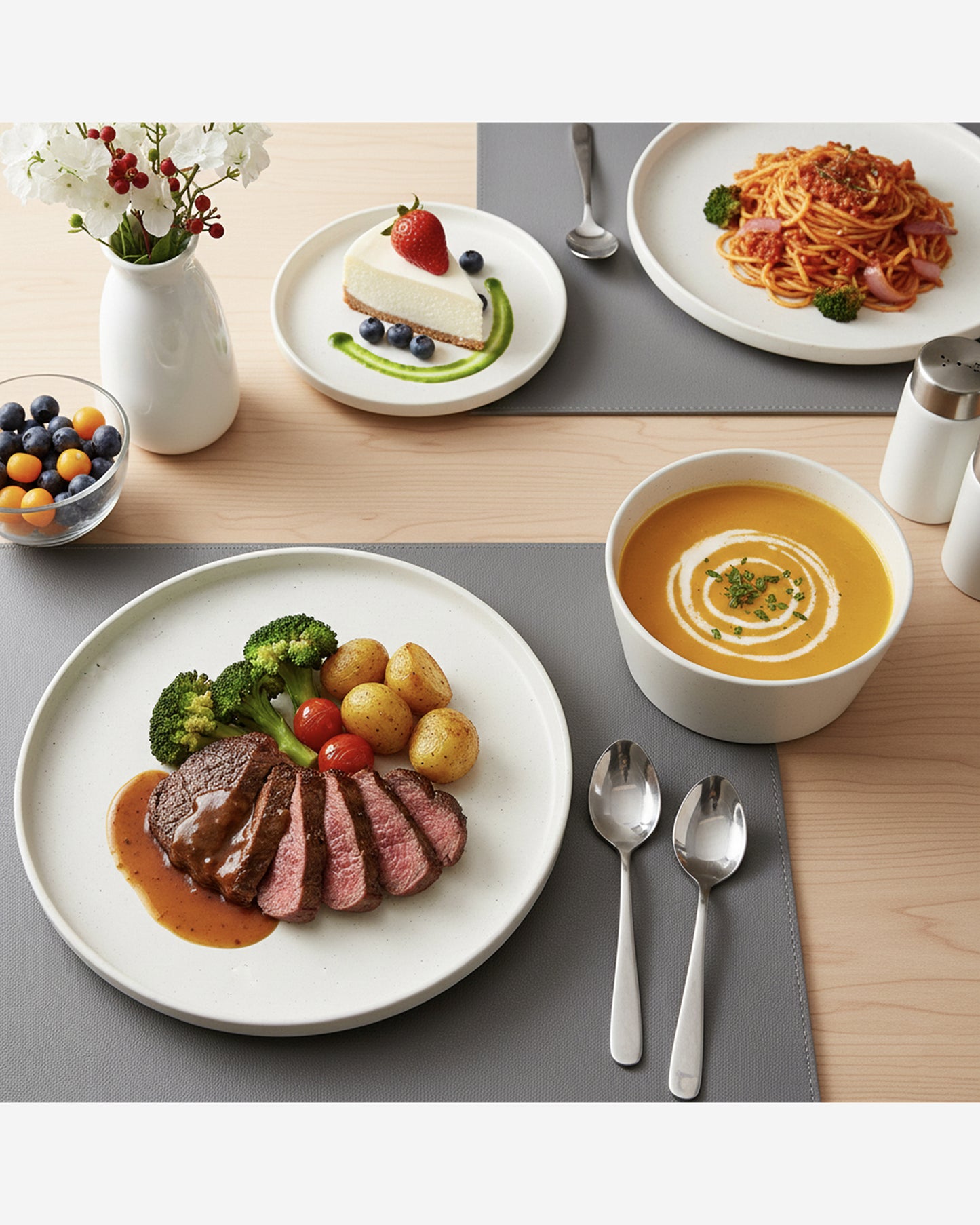 Cuisine Art Stoneware Dinner Set 12Pc WOLA