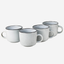 Cuisine Art AVA Mug Set 4 pcs 385 ml Light Grey