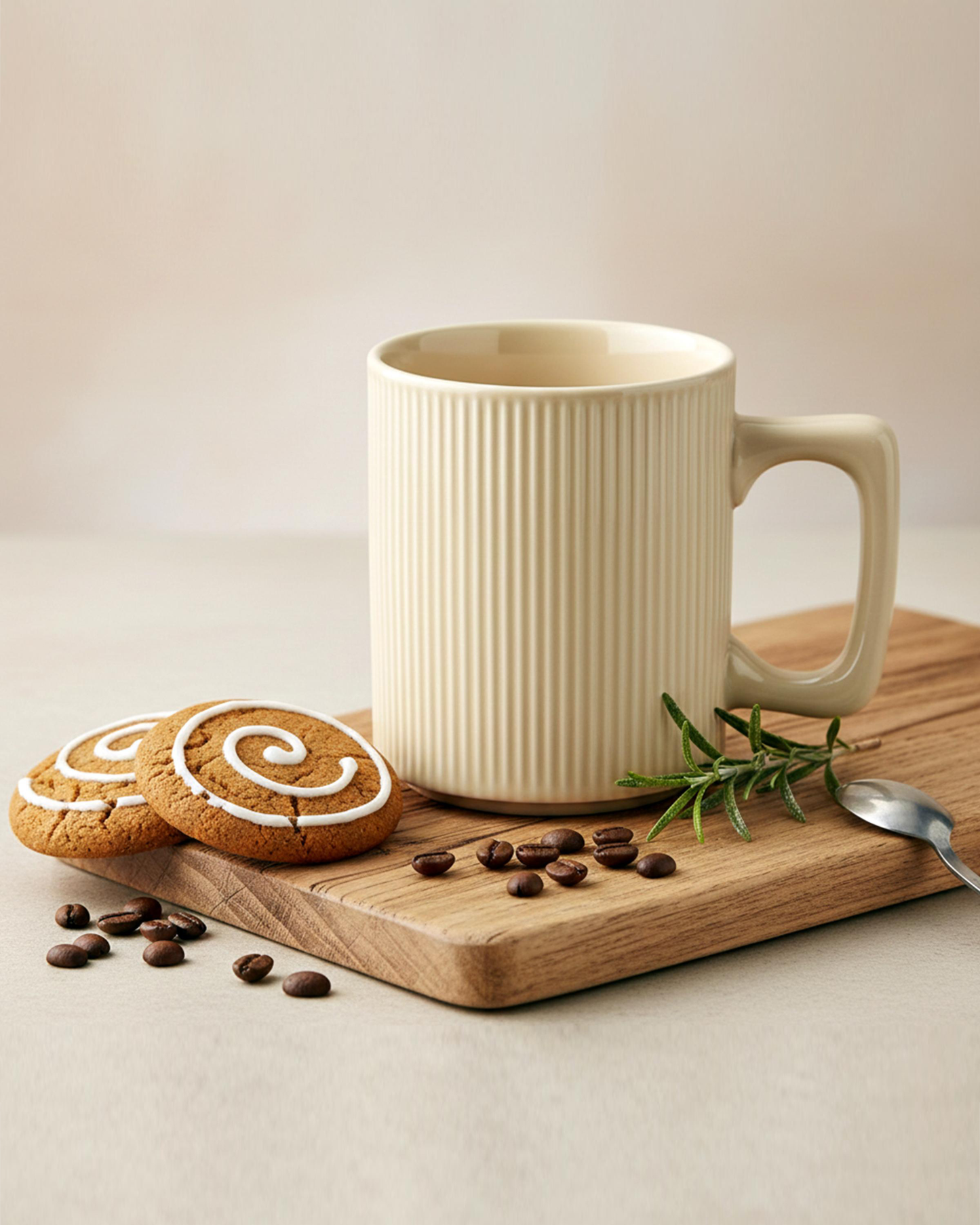 Cuisine Art ZOE Mug Set 4 pcs 385 ml Beige