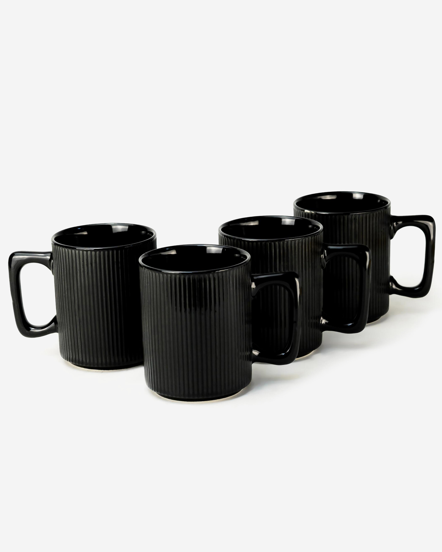 Cuisine Art ZOE Mug Set 4 pcs 385 ml Black