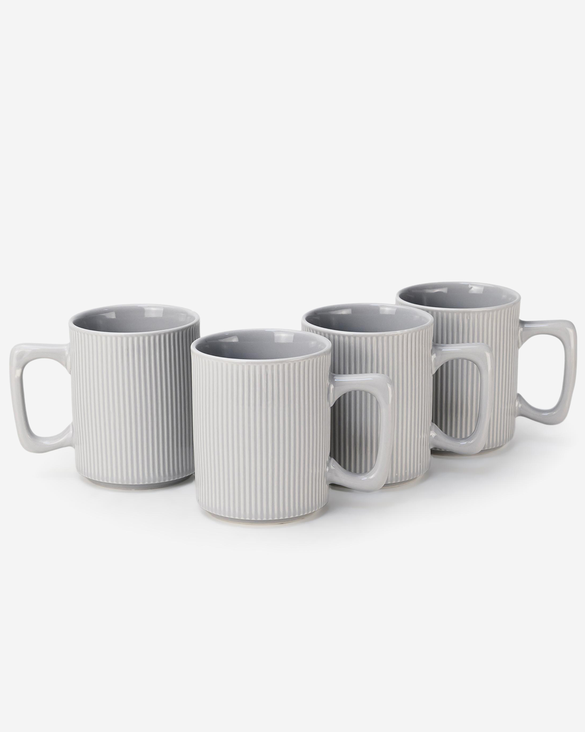 Cuisine Art ZOE Mug Set 4 pcs 385 ml Grey