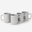 Cuisine Art ZOE Mug Set 4 pcs 385 ml Grey