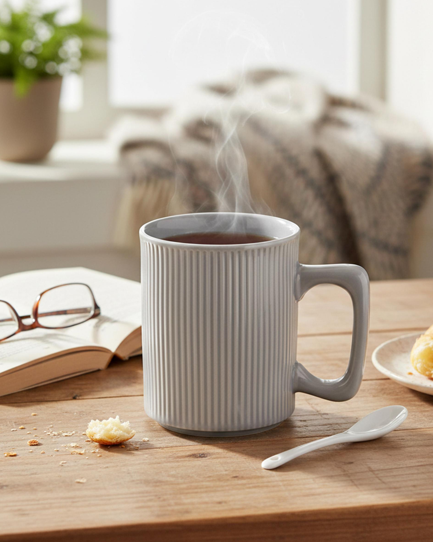 Cuisine Art ZOE Mug Set 4 pcs 385 ml Grey
