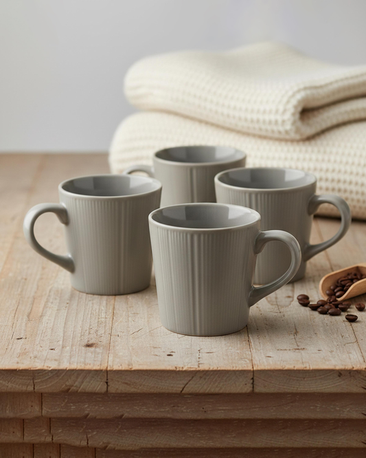 Cuisine Art EVE Mug Set 4 pcs 300 ml Grey