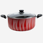 Senstan Flame Design Non-Stick Casserole 32 cm Red