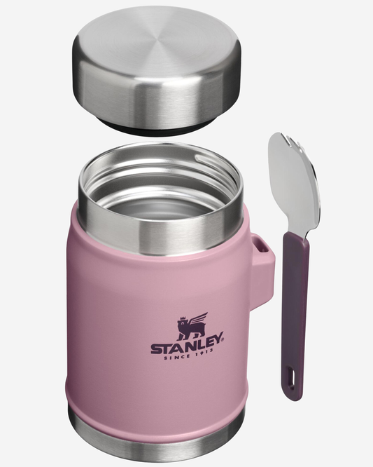 Stanley Classic Vacuum Food Jar with Spork 414 ml Purple Smoke