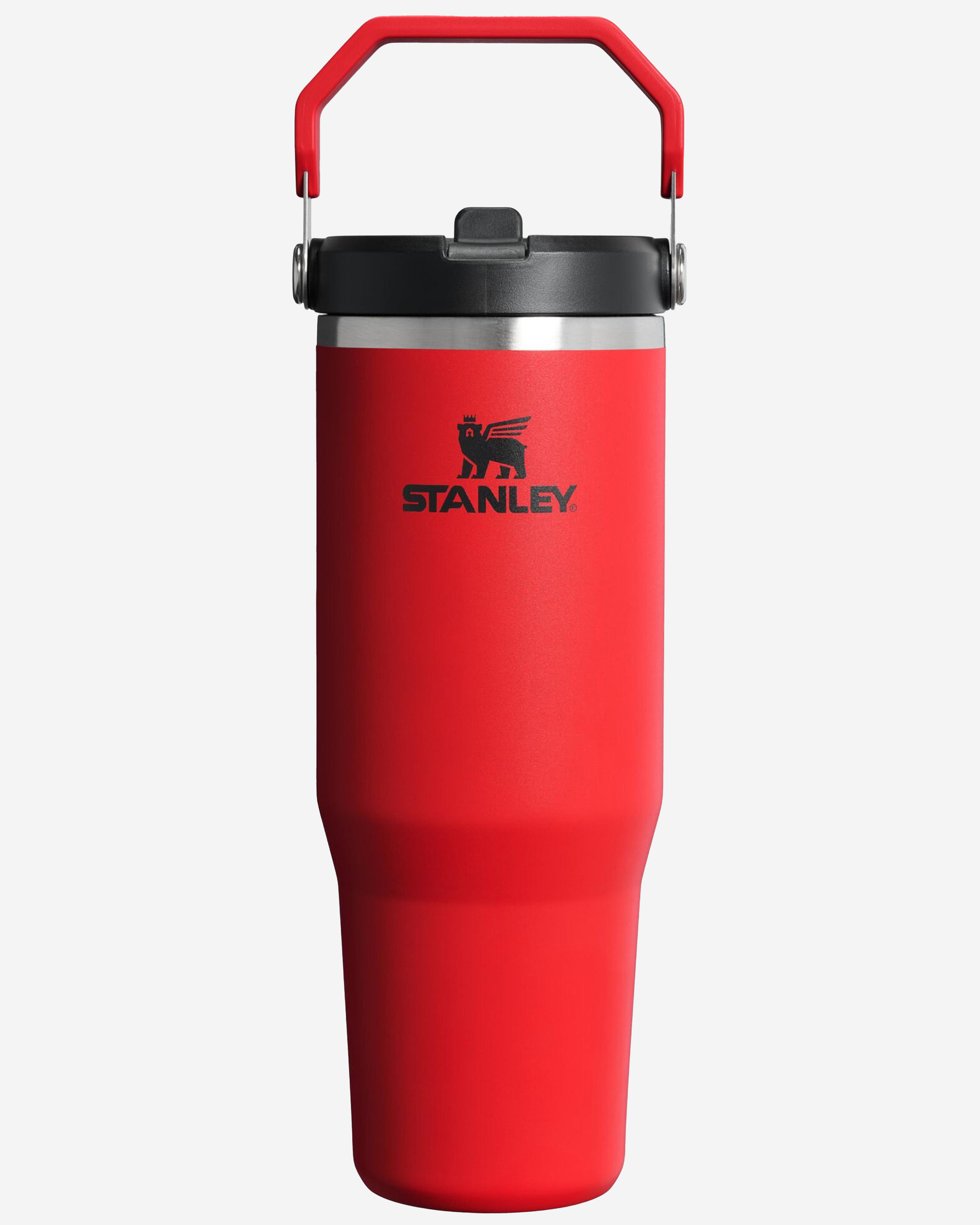 Stanley IceFlow GO 890ml/30oz Flip Straw Wtr Btl  Chili Black