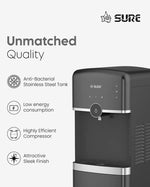 موزع مياه Sure ذو التحميل السفلي مع خاصية التحكم باللمس