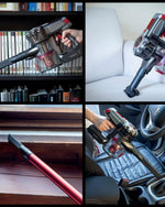 مكنسة كينوود اللاسلكية 2 في 1، عصا يدوية وعصا