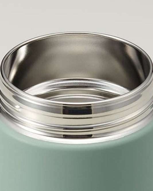 وعاء طعام من الفولاذ المقاوم للصدأ من زوجيروشي، سعة 0.52 لتر، أخضر غير لامع. 