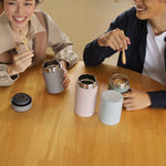 وعاء حساء زوجيروشي S/S مفرغ من الهواء، 0.52 لتر، رمادي متوسط (Hm)