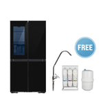 ثلاجة سامسونج ببابين فرنسيين سعة 548 لترًا