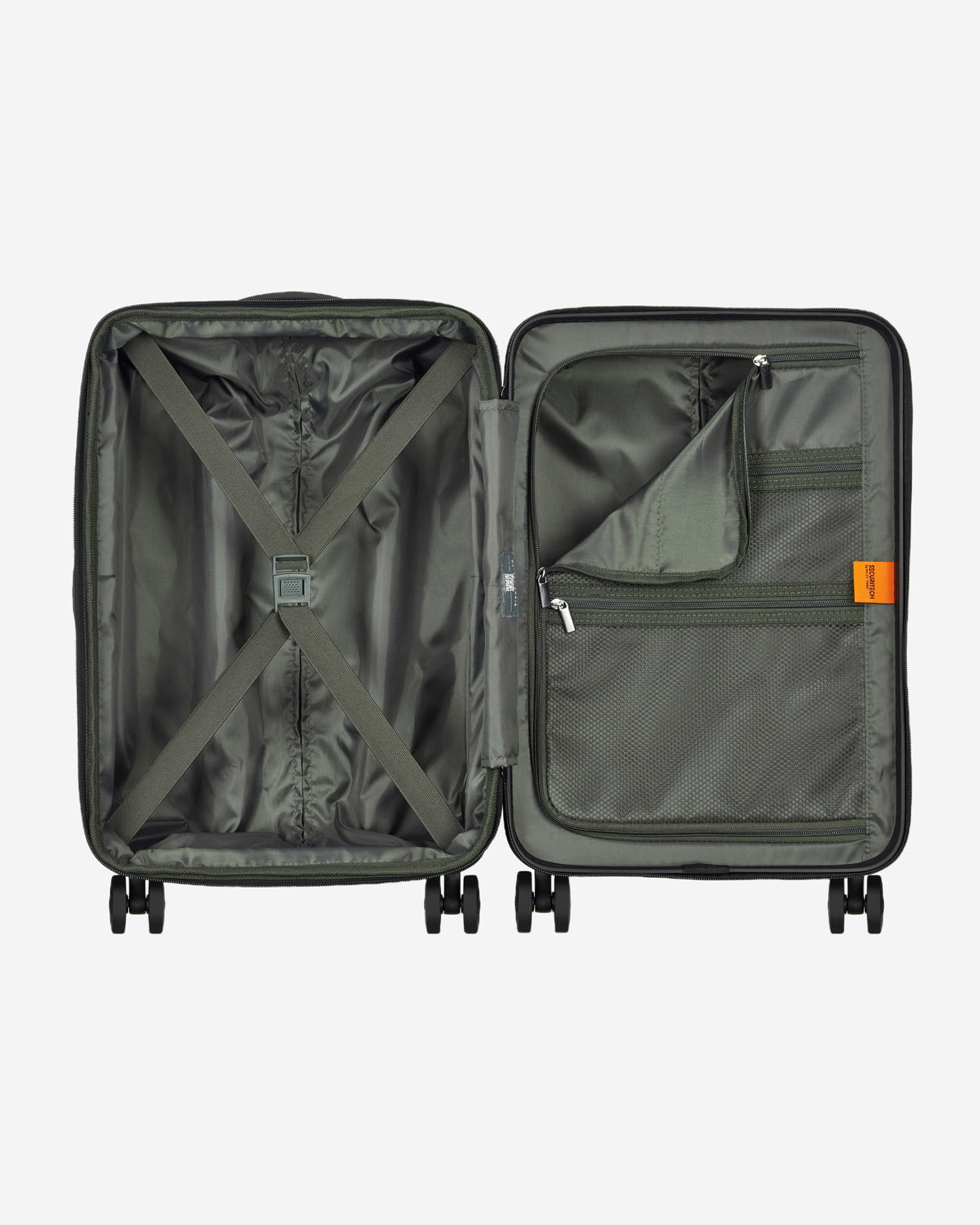 Delsey Paris Securitech Slash 3 Piece Set Expandable Luggage + Free Backpack