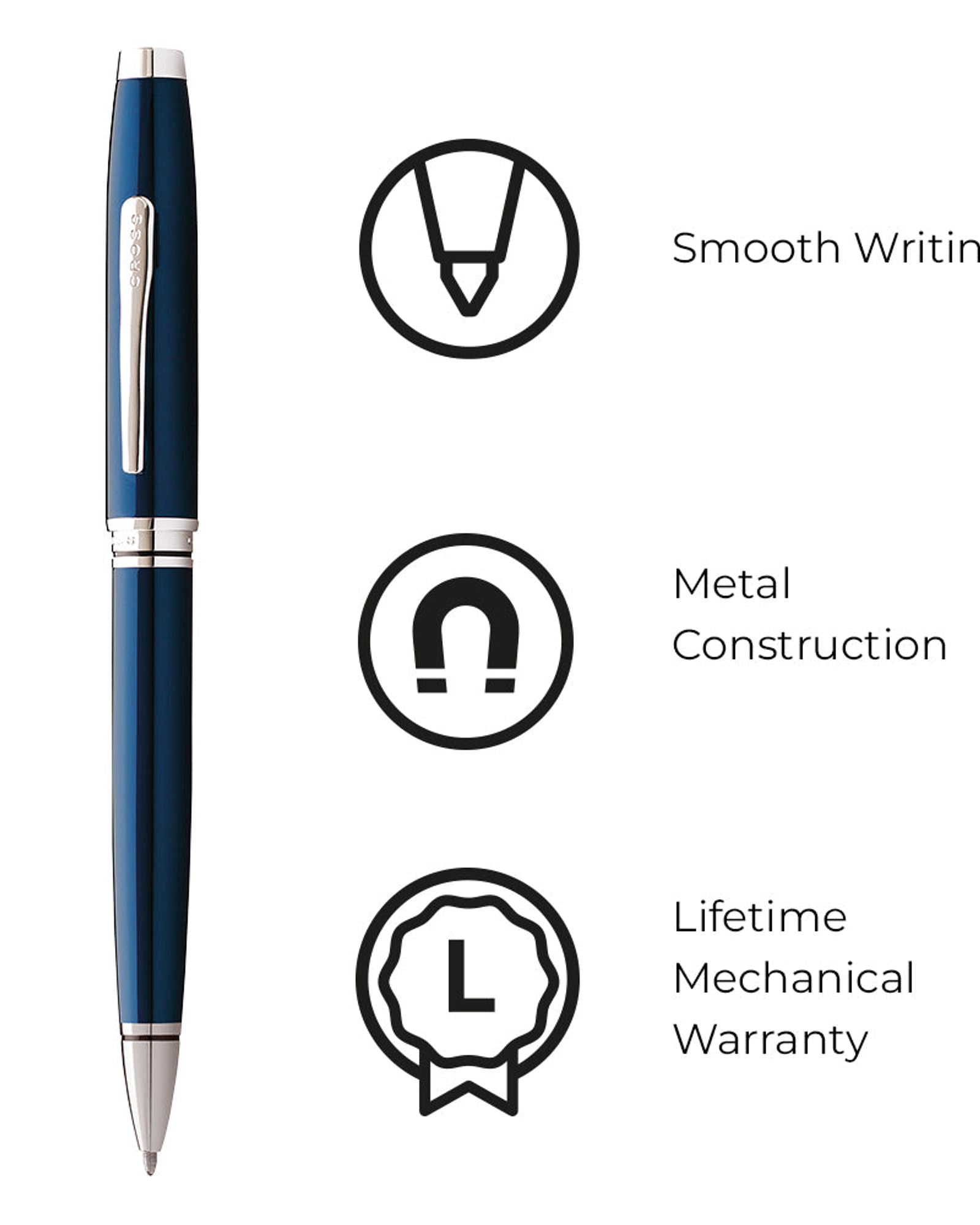 قلم حبر جاف كروس كوفنتري أزرق AT0662-9
