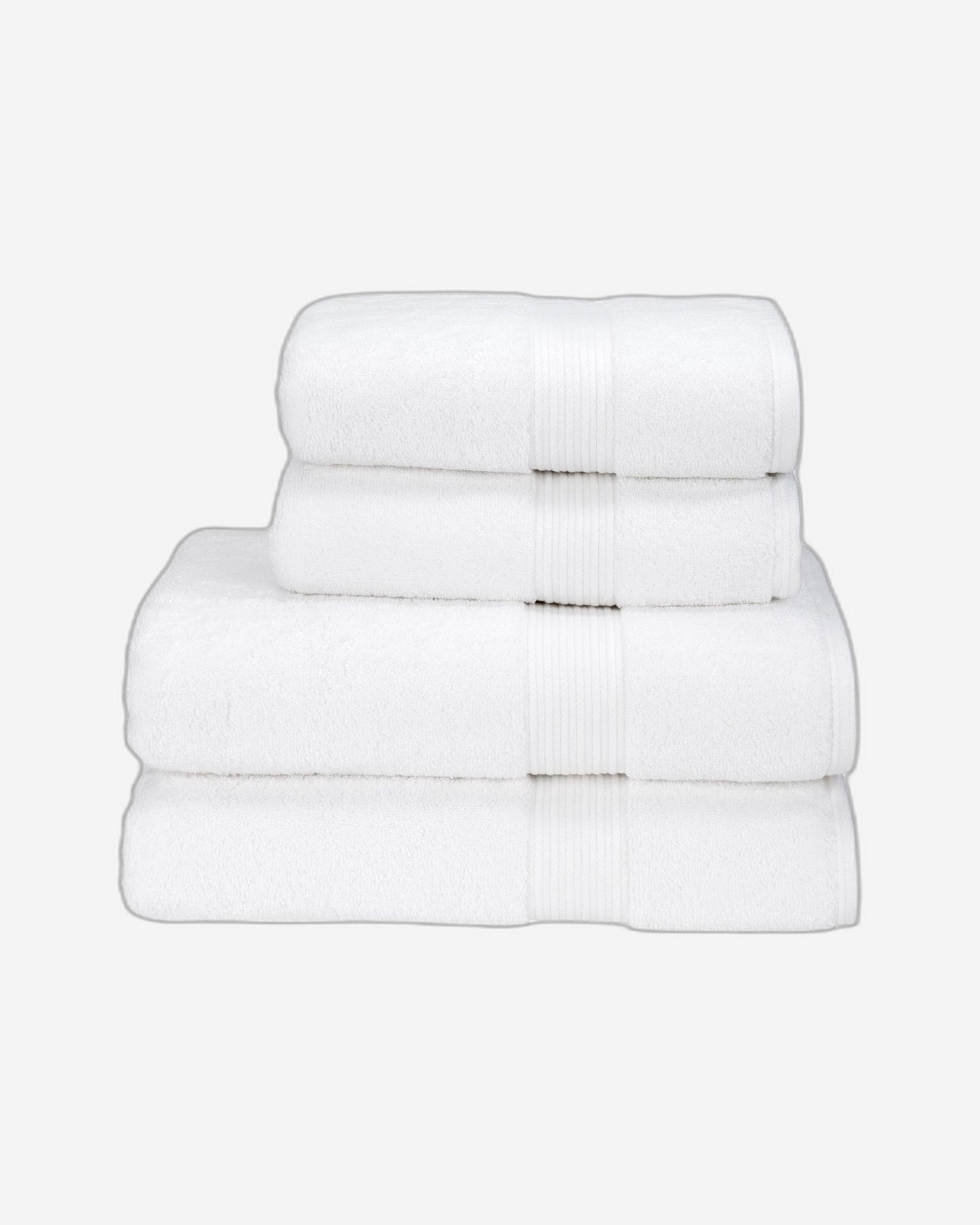 طقم حمام وسجادة حمام أبيض من كريستي سوبريم