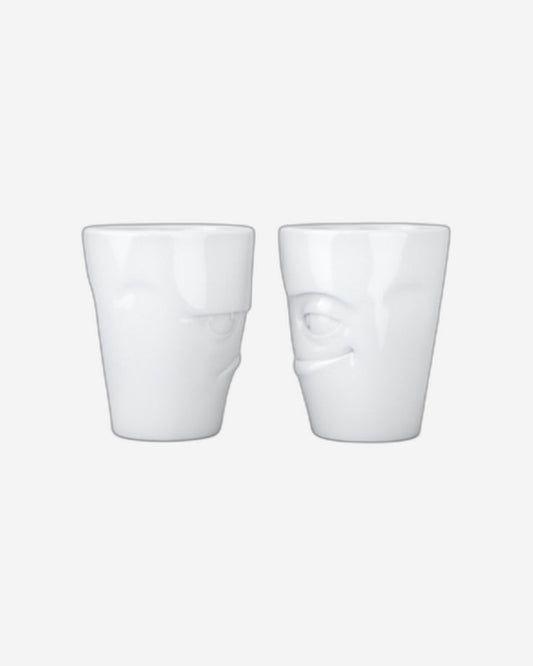 مجموعة أكواب رقم 1 - 58 منتجًا - أبيض غاضب ومشاغب