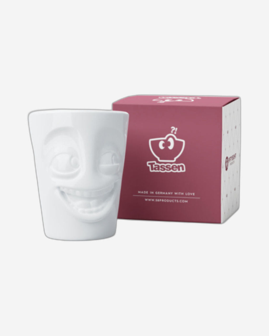 58 منتجًا كوب بمقبض - أبيض مازح