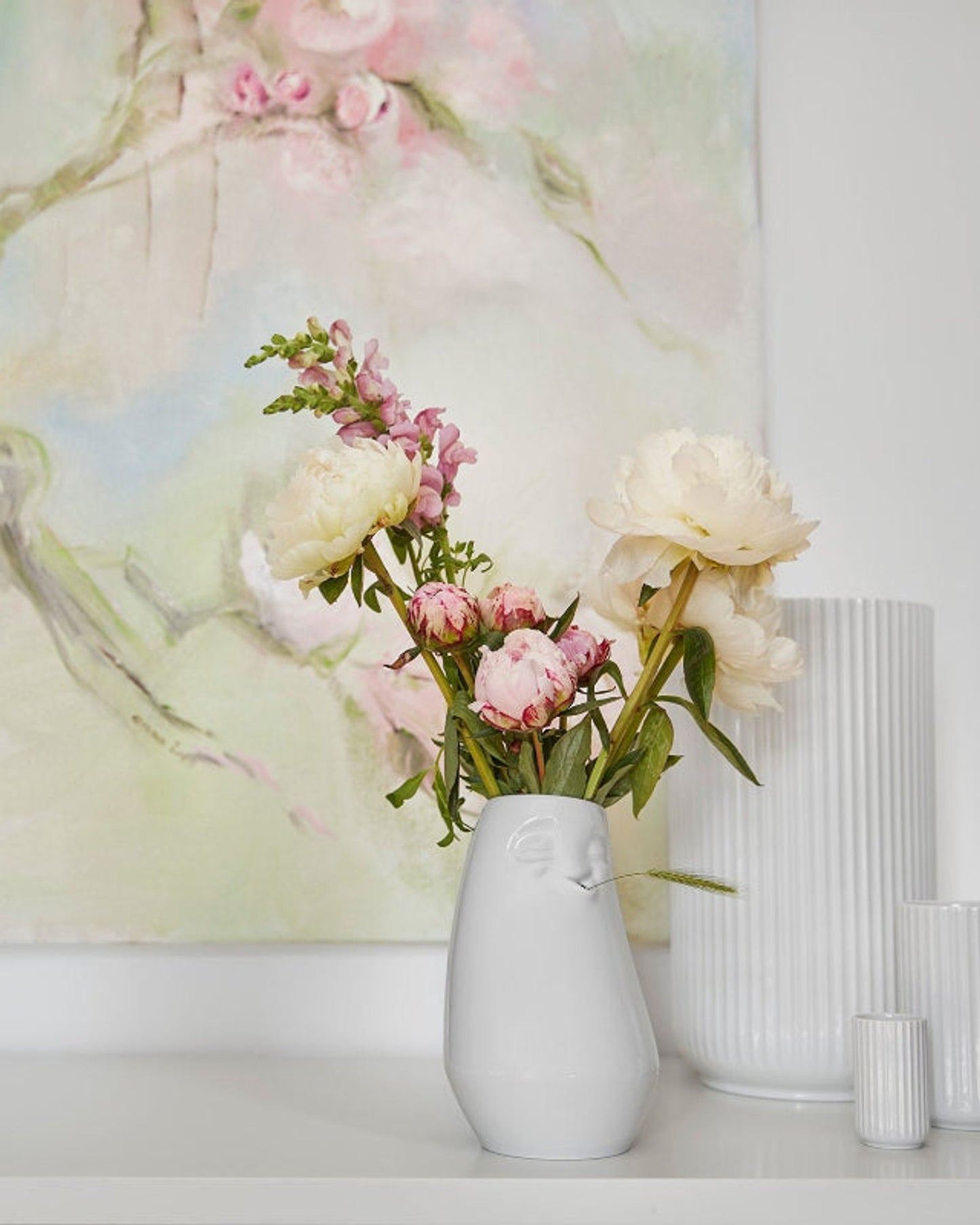 58 منتجًا مزهرية - بيضاء مريحة