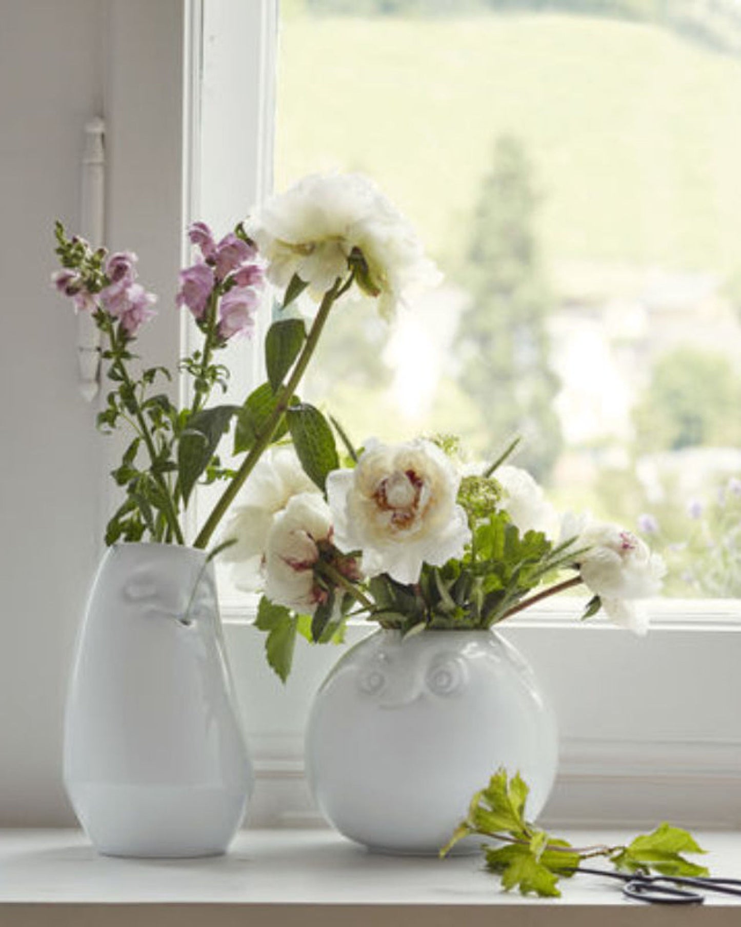 58 منتجًا مزهرية - مبهجة (دائرية) بيضاء