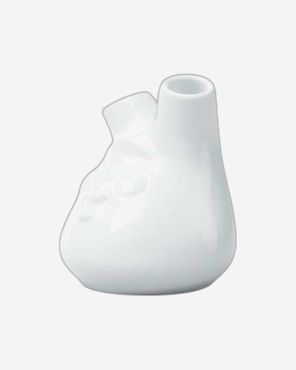 58 منتجًا مزهرية صغيرة - بيضاء (دائرية) - زهرتان