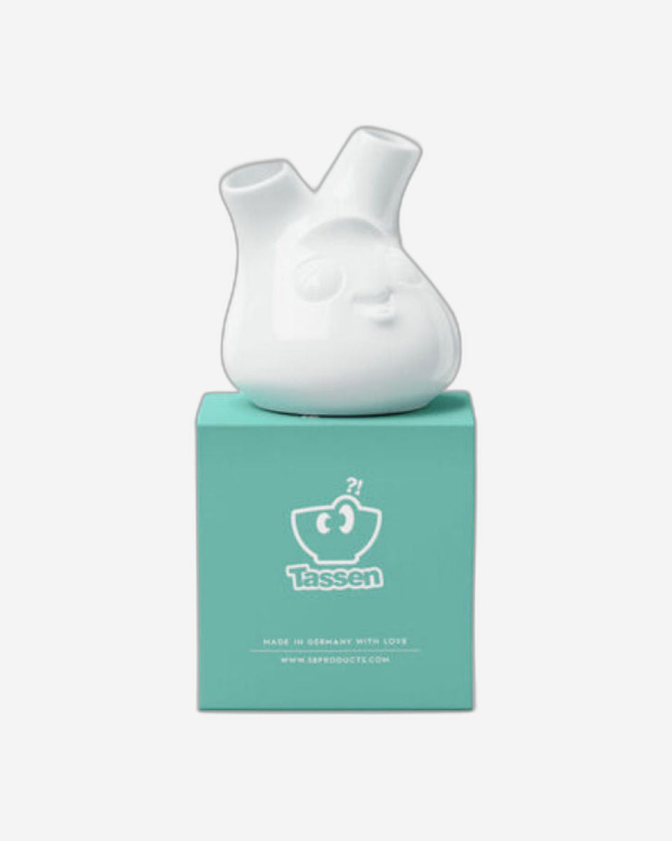 58 منتجًا مزهرية صغيرة - بيضاء (دائرية) - زهرتان