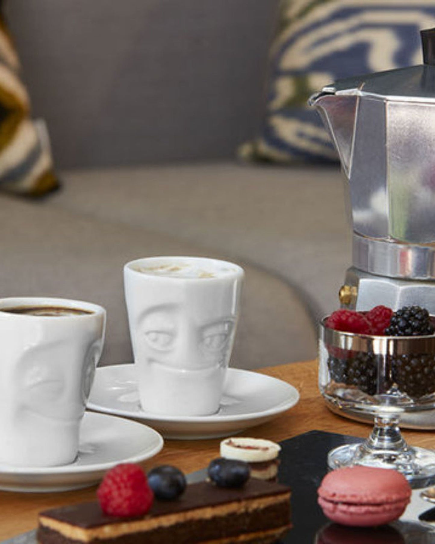 58 منتجًا كوب إسبرسو بمقبض - أبيض لامع