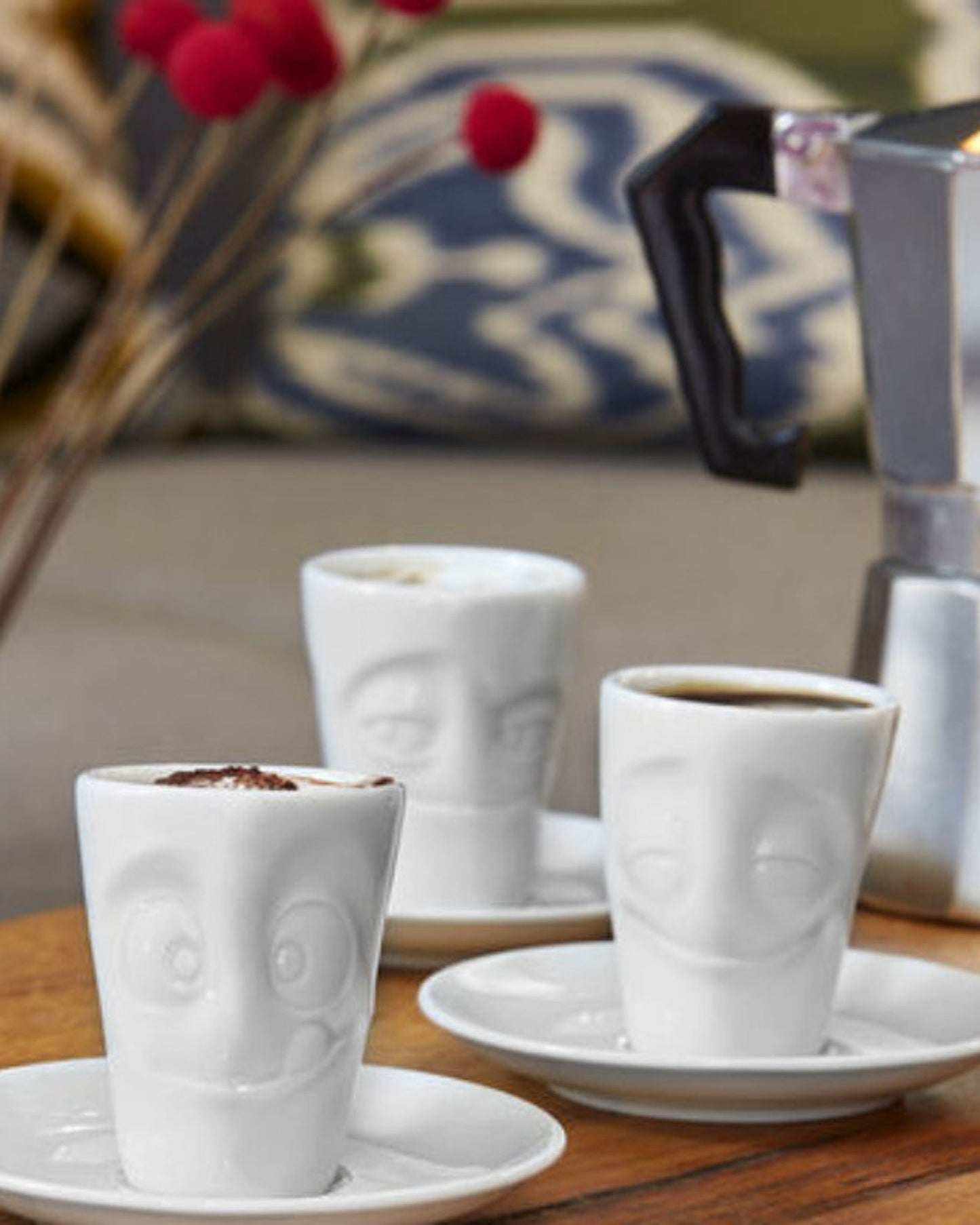 58 منتجًا كوب إسبرسو بمقبض - أبيض لامع