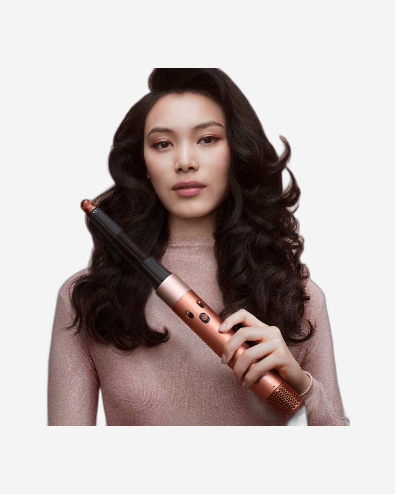 جهاز تصفيف وتجفيف الشعر متعدد الاستخدامات دايسون إير راب أمبر سيلك