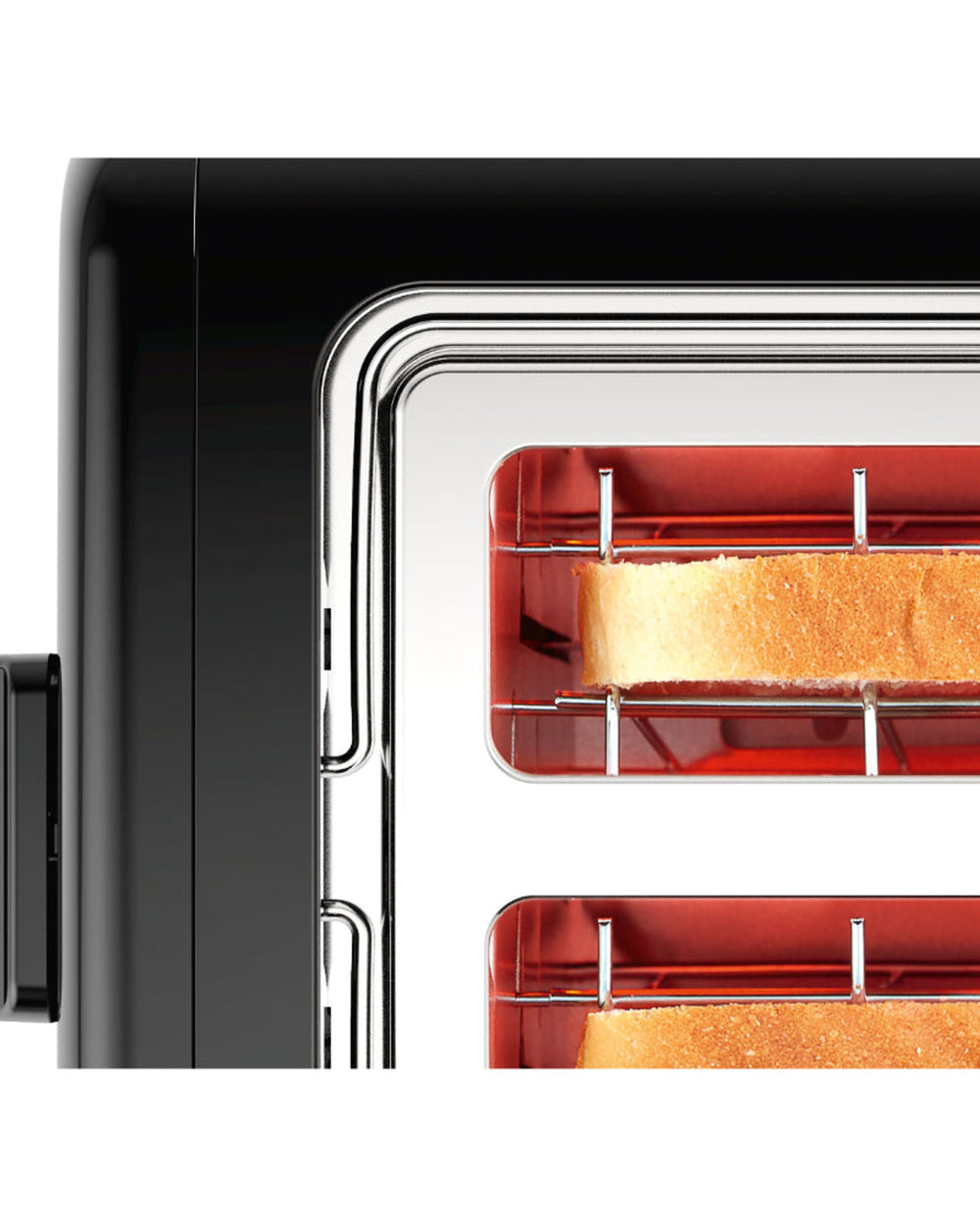 محمصة بوش ديزاين لاين من الفولاذ المقاوم للصدأ باللون الأسود