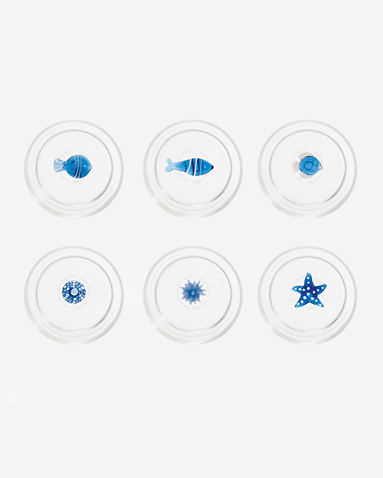 Zafferano Teca Mare Tumbler Assorted Symbol