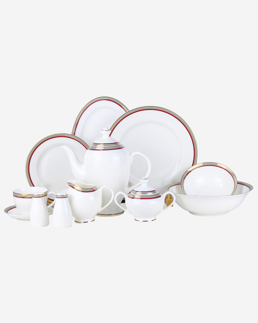 Shallow LUMA Dinnerware Set 47 pcs
