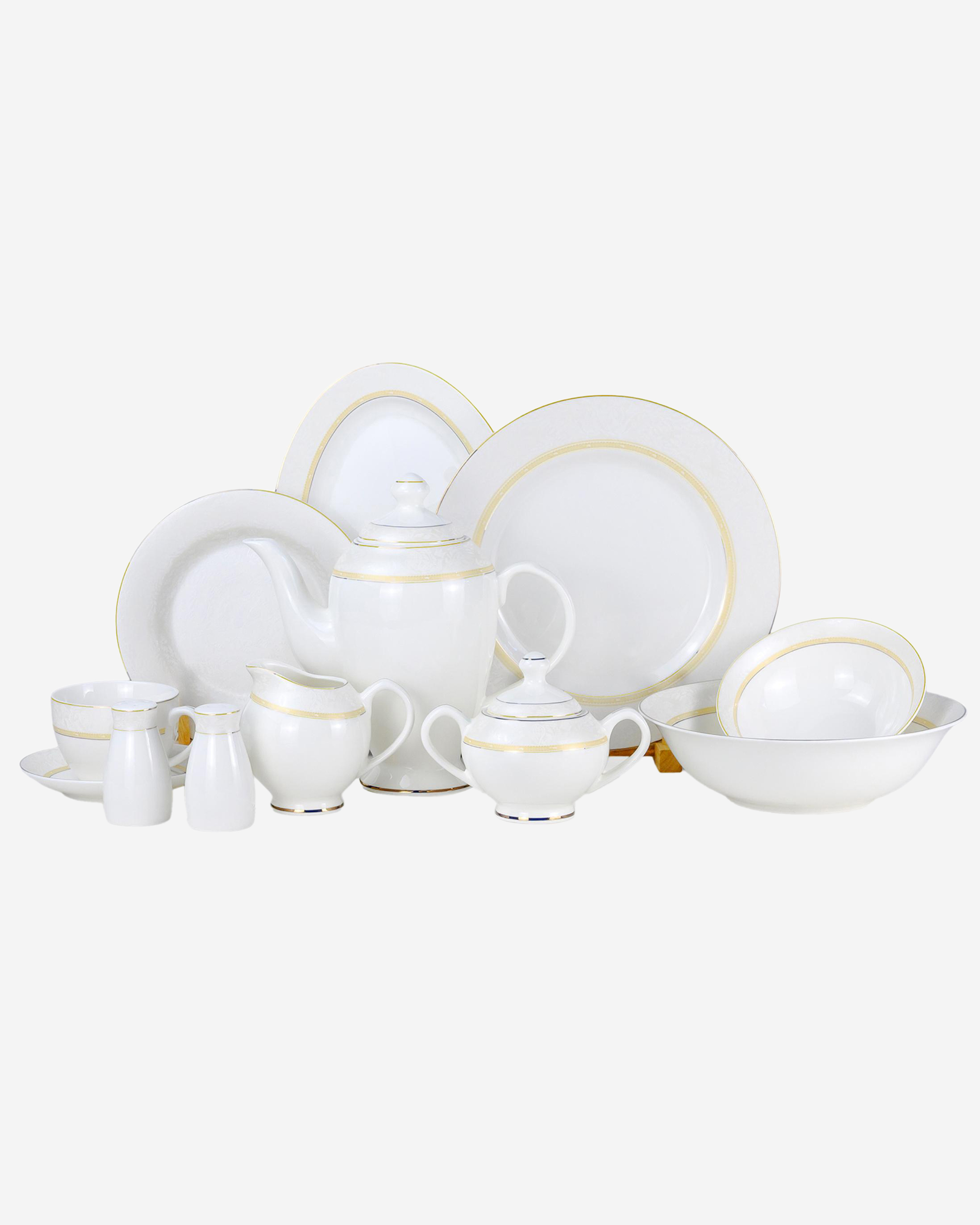Shallow NIVA Dinnerware Set 47 pcs