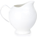 طقم عشاء من الخزف الصيني العظمي (47 قطعة) من كويزين آرت، طقم عشاء أبيض لـ 8 أشخاص | أطباق عشاء، أطباق حلوى، أكواب شاي، أطباق، أوعية، وعاء سلطة، طبق بيضاوي، إبريق شاي، وعاء سكر، كريمة، هزازات ملح وفلفل