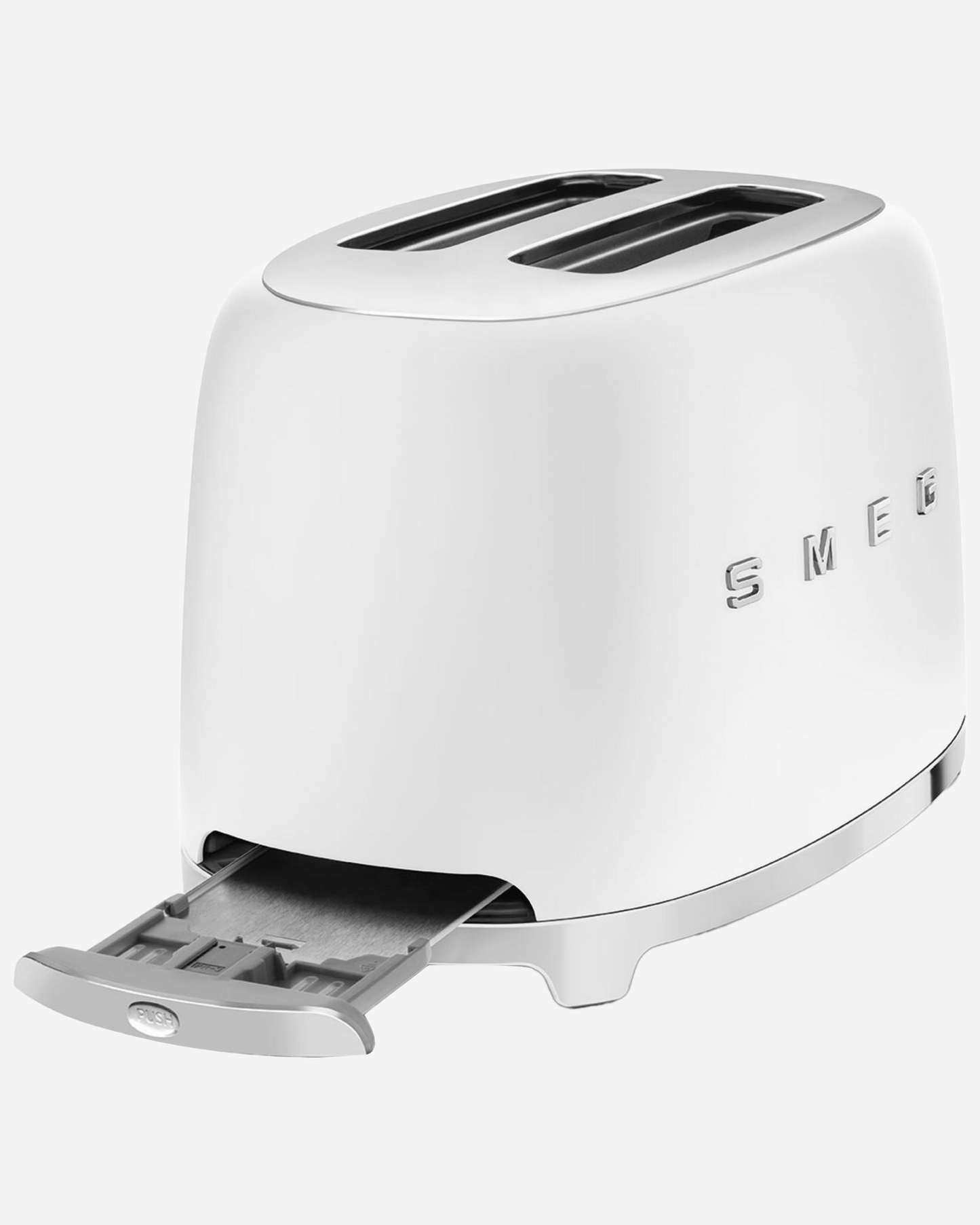 محمصة خبز من Smeg، شريحتين، أبيض مطفأ