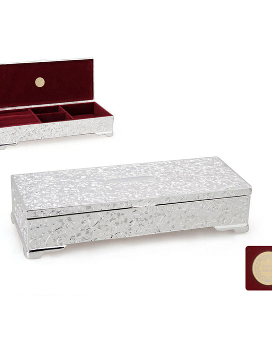 صندوق حلي مستطيل الشكل من وينكو إمبريال مع بطانة حمراء