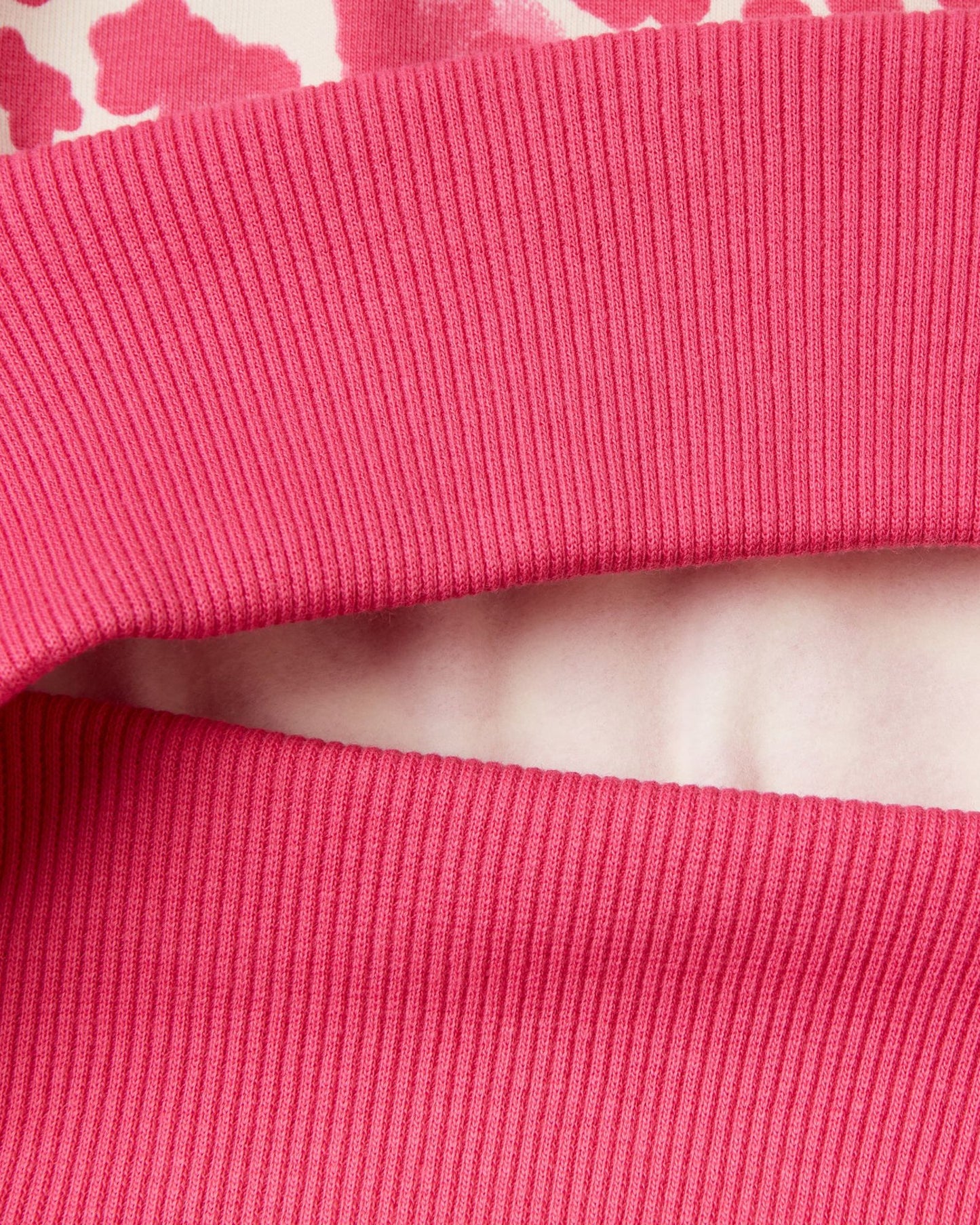 سويت شيرت بطبعة حيوانية من مزيج القطن المطاطي