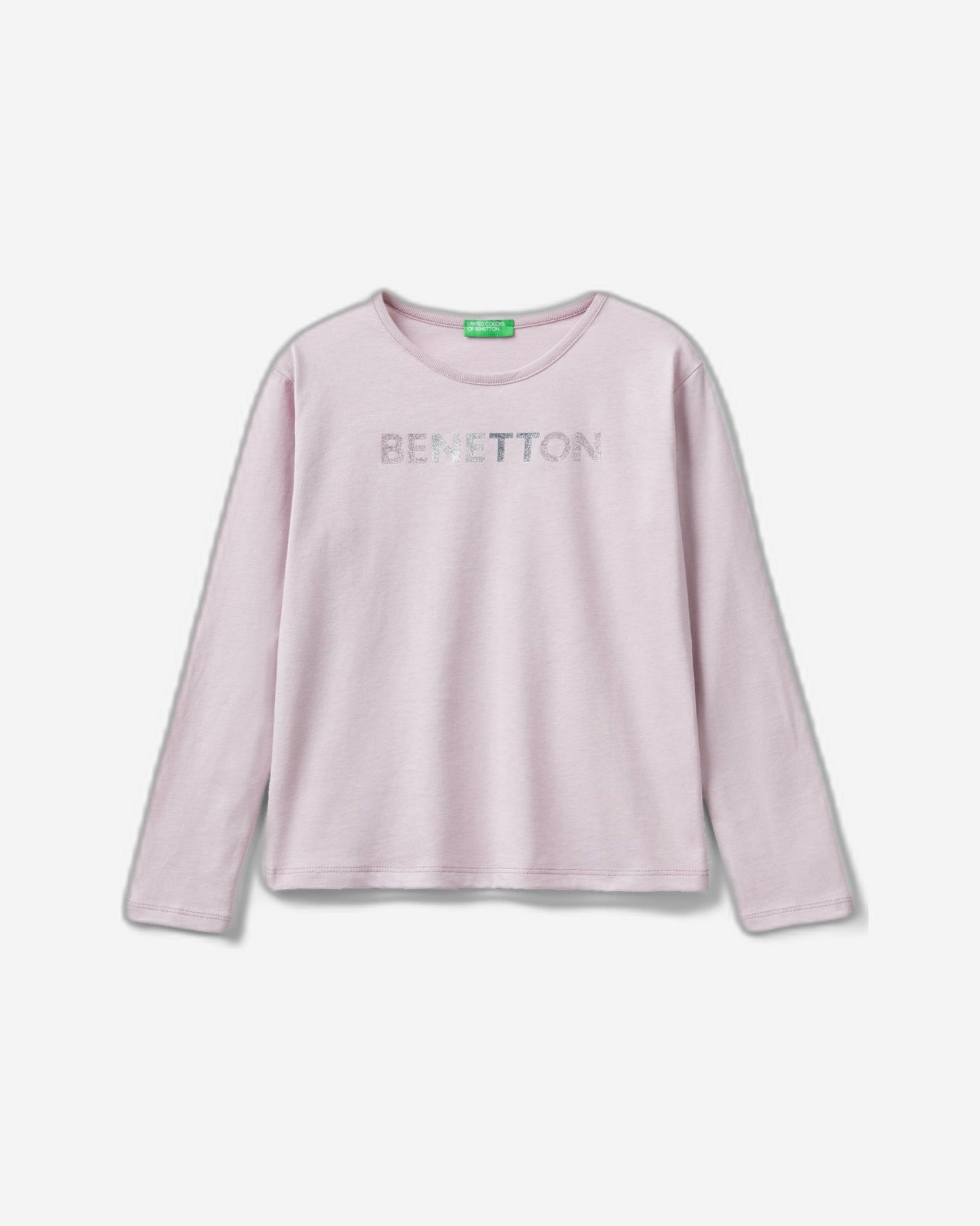 تي شيرت من القطن العضوي الدافئ مع بريق