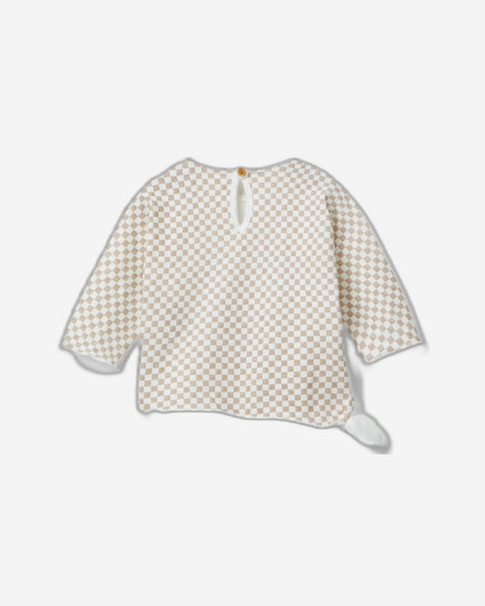 قميص بصري مع عقدة