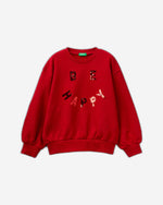 Sweatshirt with reversible sequins