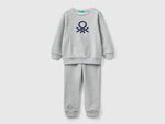 Sweat tracksuit with logo