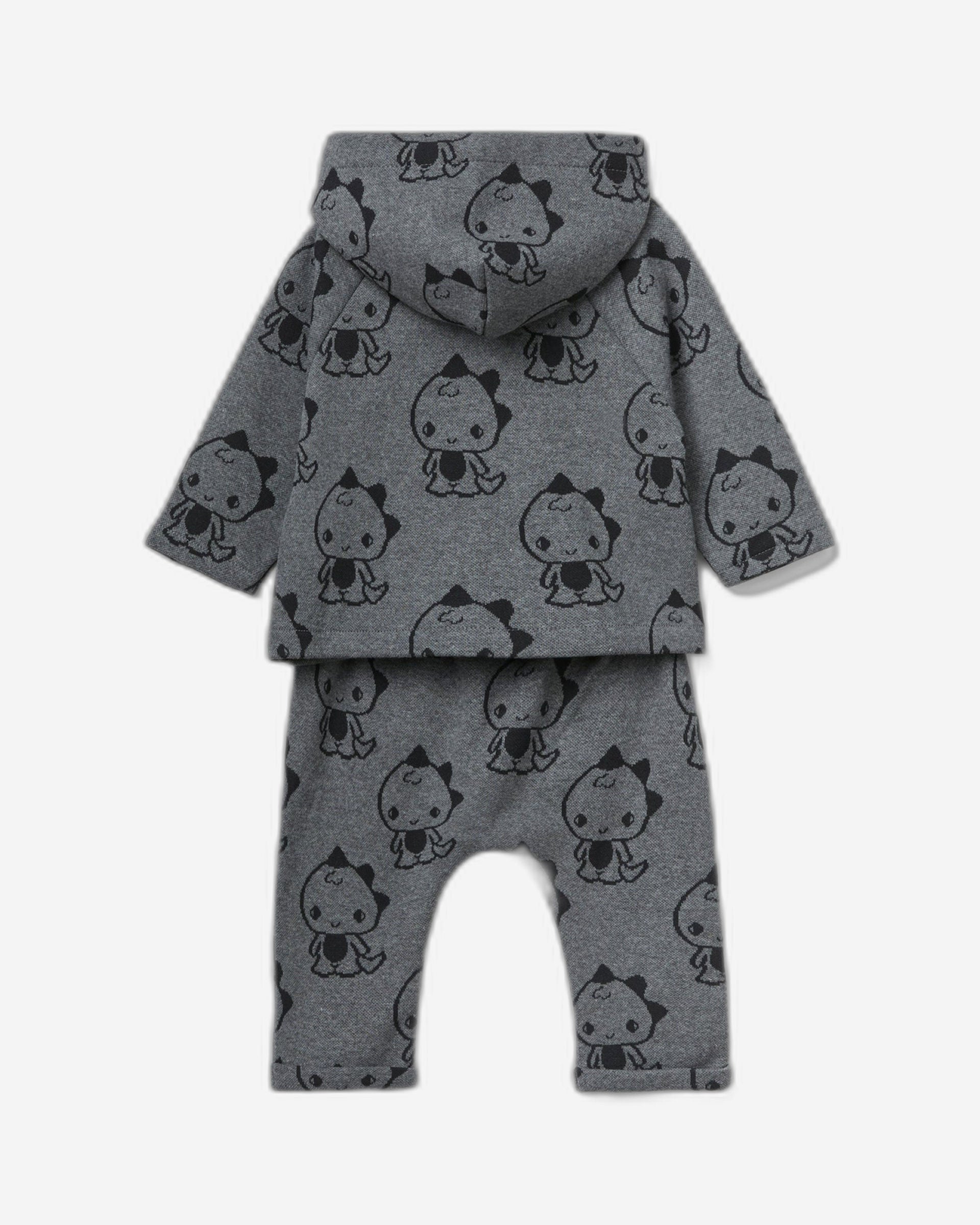 طقم ملابس بطبعة ديناصور