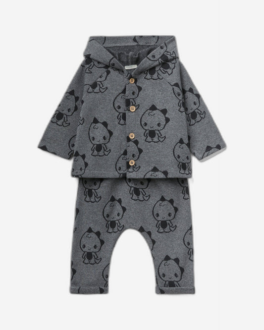 طقم ملابس بطبعة ديناصور