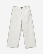 بنطلون مستقيم الخصر عالي