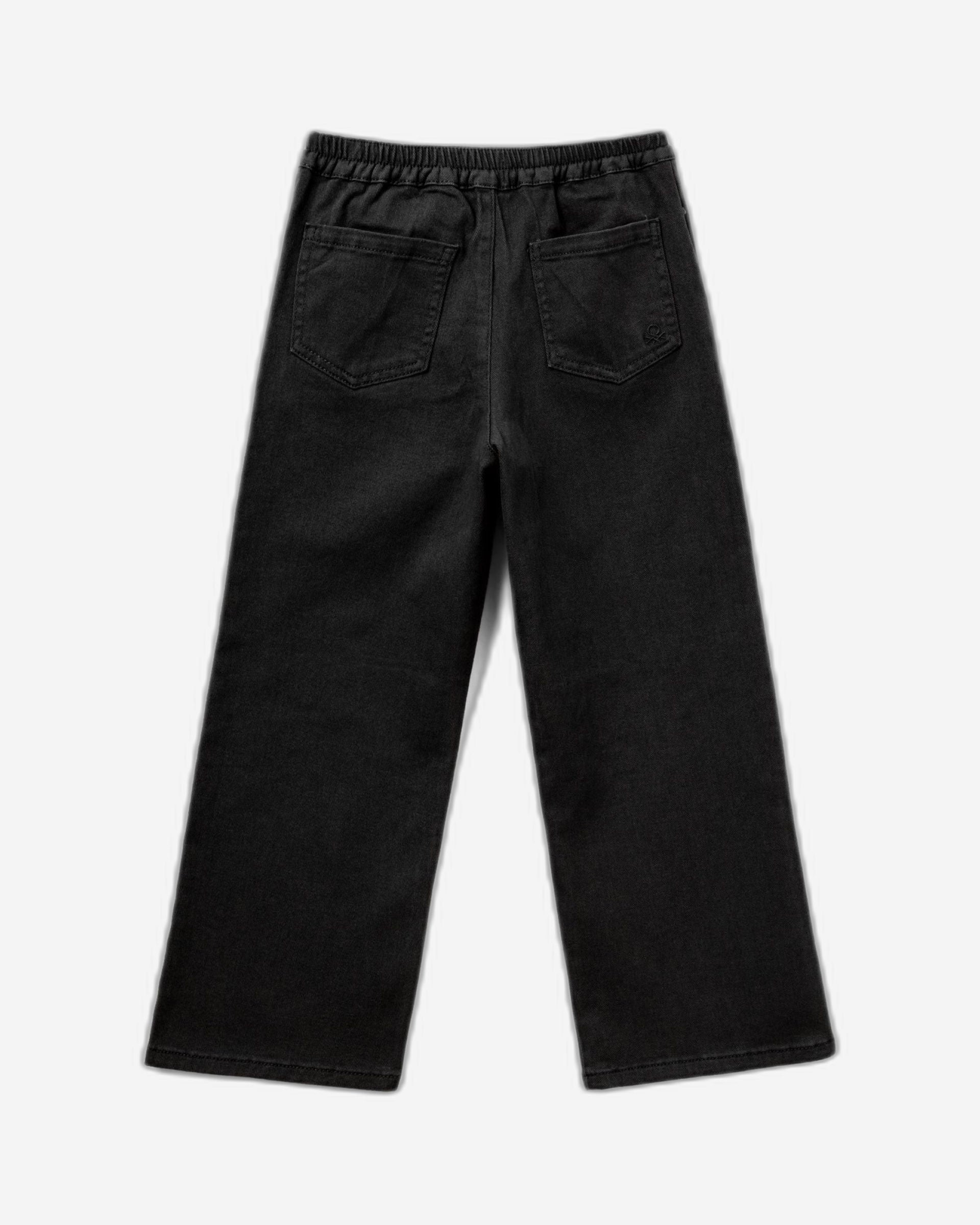 بنطلون مستقيم الخصر عالي